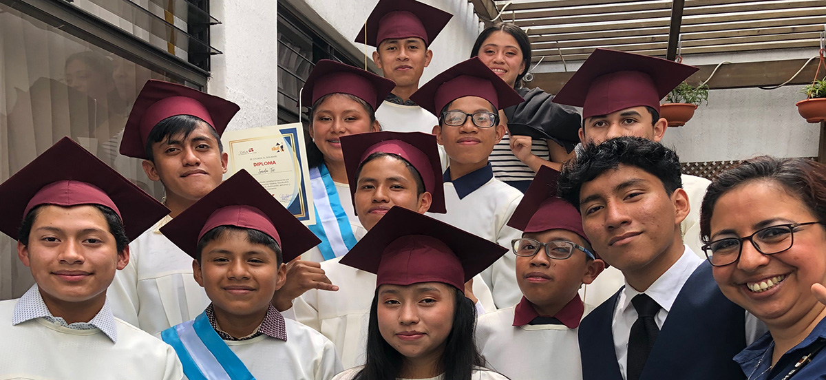 Celebrating success as children graduate school